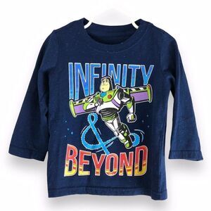 Disney Pixar Size 18 Months Buzz Lightyear Long Sleeve Shirt Infinity And Beyond